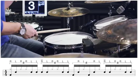 DRUM LESSON - Triplet Groove - by Mike Johnston