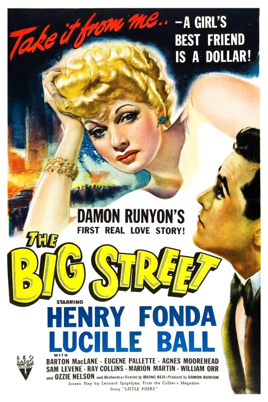 The Big Street (1942) -720p- Henry Fonda, Lucille Ball, Barton MacLane