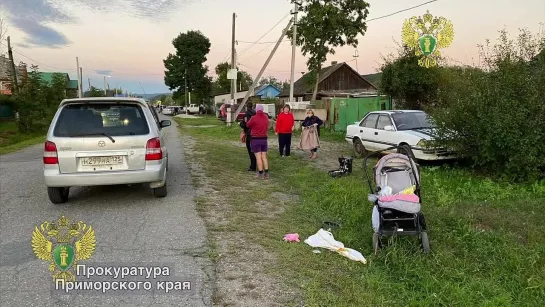 В Партизанском районе водитель сбил подростка с коляской