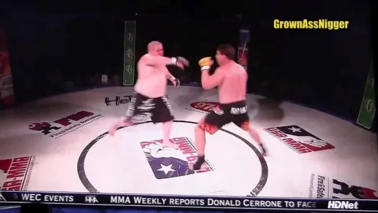 Funniest strike ever FAIL Funniest mma move ever ivey rolls away from ken shamrock barrel roll