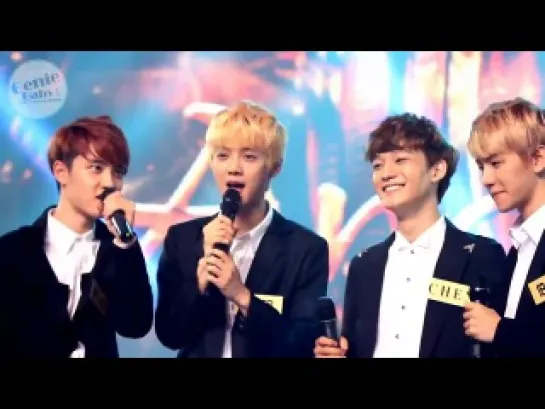 [FANCAM] 130729 Luhan, BaekHyun, Chen & D.O - Open Arms @ China Love Big Concert