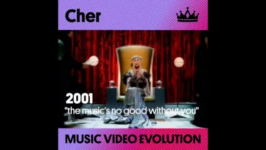 CHER MUSIC VIDEO EVOLUTION