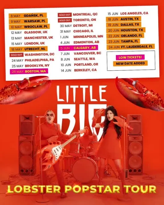 LITTLE BIG - LOBSTER POPSTAR TOUR 2024