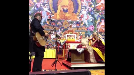 Boris Grebenshchikov and Dalai Lama. Борис Гребенщиков - самый известный буддист России. Они с Ричардом Гиром являются примером