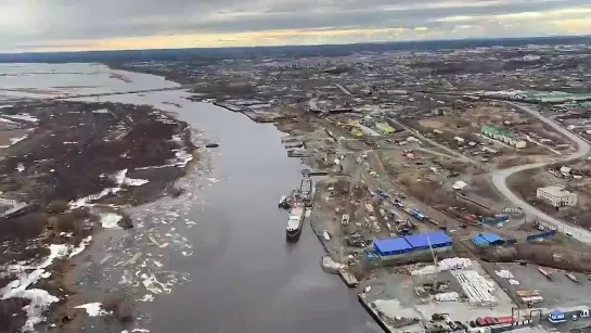 Первый полет через Обь. Злой Ямал