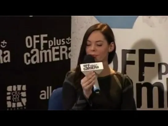 An interview with Rose McGowan 'Off Plus Camera' in Poland (15-04-11)