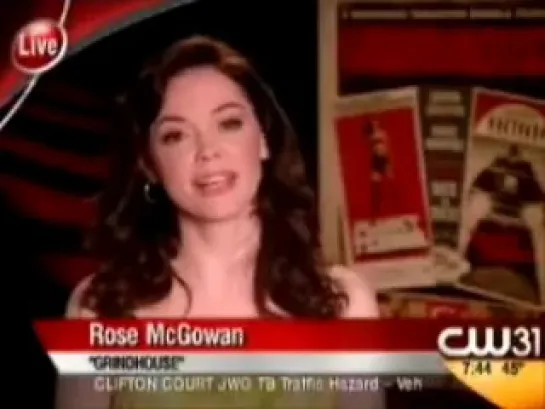 Rose McGowan on CW31