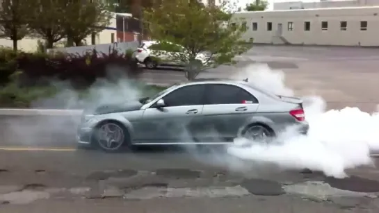 Mercedes Benz C 63 AMG ствол