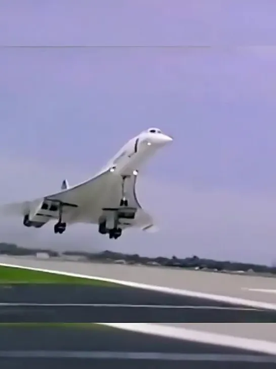 посадка Concorde