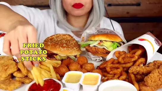 [Your Asmr] АСМР ЕДА / ASMR EATING /АСМР ПОДБОРКА/ЗВУКИ ЕДЫ/MUKBANG/BIG BITES/ФАСТФУД/fastfood #АСМР №149