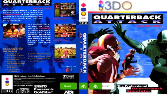 3DO - Quarterback Attack [ Эмулятор 4DO ].fps.50/HD.720.p