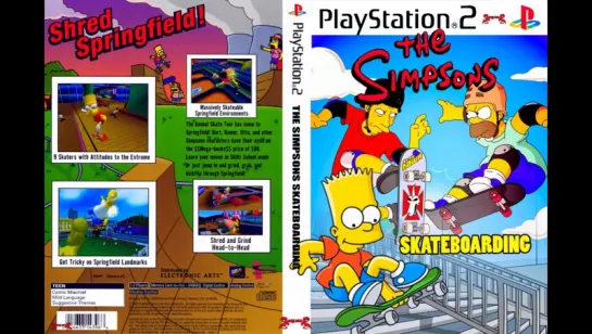 PS2-Exclusive..  Simpson Skateboard  [ pcsx.2-1.5.0 DX-11 ].Fps.60/HD.720.p