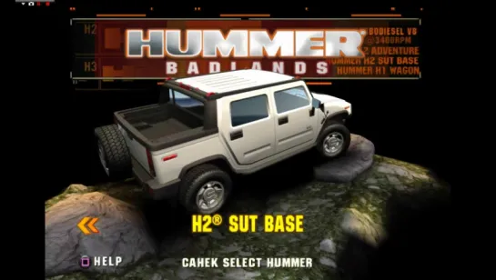 Hummer Badlands - гонки на Hummer  [ pcsx2 1.5.0   dx-11] HD-720.p