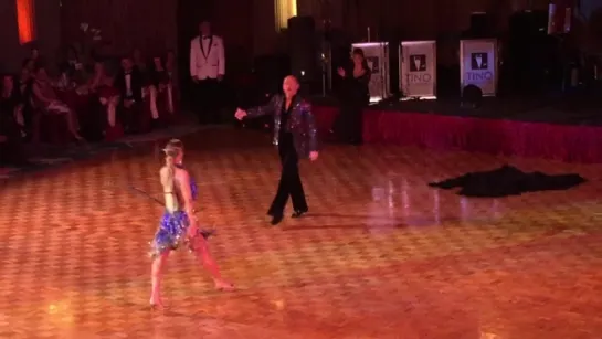 Paul Killick  Hanna Kartunen Show Cha-Cha The Royal Ball 2015 WSSDF LA Cha Cha