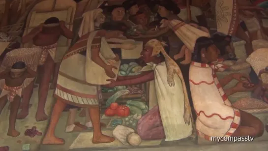 Murales de Diego Rivera en México - Palacio Nacional - travel channel