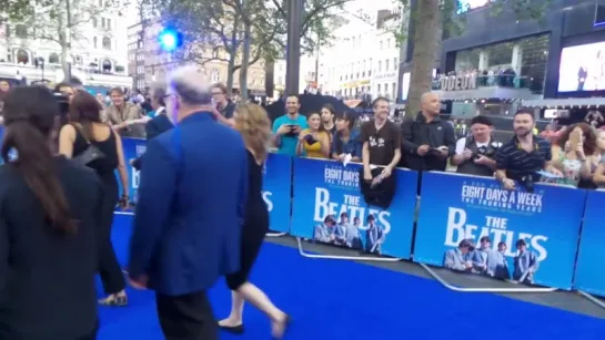 Eric Clapton at Beatles Premiere Eight Days a week 15 09 2016