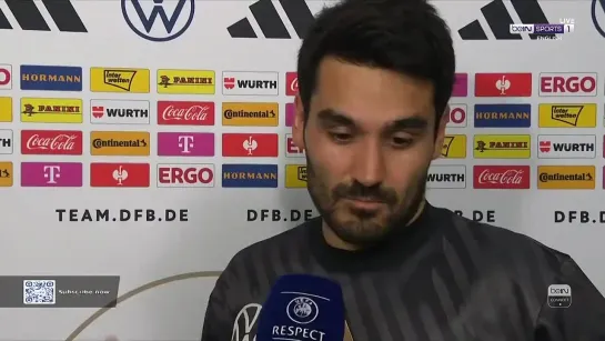 Ilkay Gündogans reaction to tonights defeat