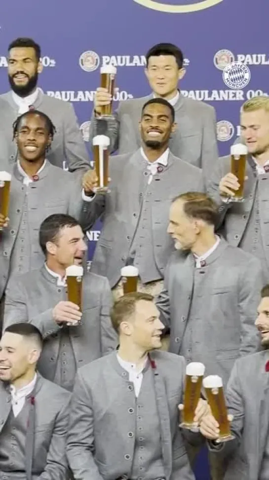 Behind the scenes of the traditional Paulaner photoshoot