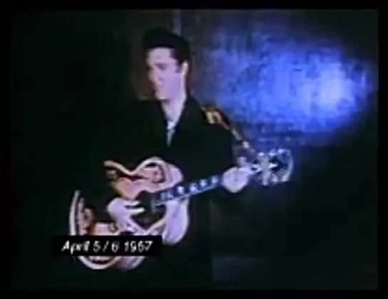 Backstage at the Philadelphia Arena (April 5 or 6 1957).