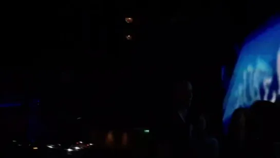 Fadi of Aly & Fila addressing the crowd at Zouk Singapore after his set was interrupted