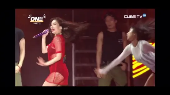 HyunA- Lip  Hip (@Cube united concert)