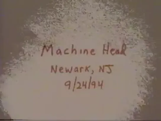 Machine Head - Live in Newark, NJ 1994