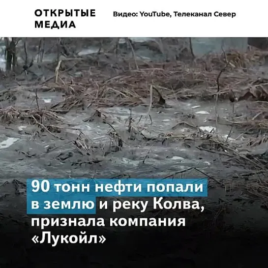 В Ухте нефть бьёт из-под земли рядом с жилыми домами