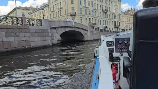 Санкт-Петербург. Прогулка по каналам.