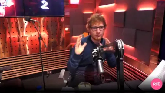 Ed Sheeran tells on RTE 2FM about working with Saoirse Ronan