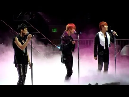 [fancam]101119 JYJ- Be My Girl @ LA Showcase