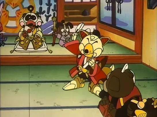 [Deadmau- RAWS] Samurai.Pizza.Cats.S01.1990.AC3.X264.DVDRip.576p.Deadmauvlad.Ep.01