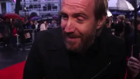 Rhys Ifans discusses Donald Trump at Snowden premiere