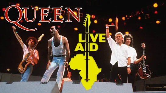 Queen at Live Aid Festival, 13.07.1985