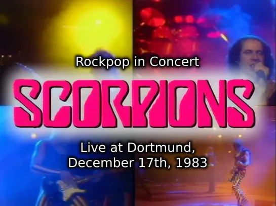 Scorpions - Rockpop in Concert (17.12.1983)