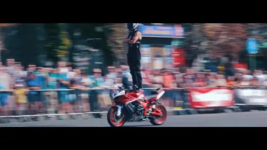 Stuntriding vs Drift show Kiev 2015 | Стантрайдинг [VK]