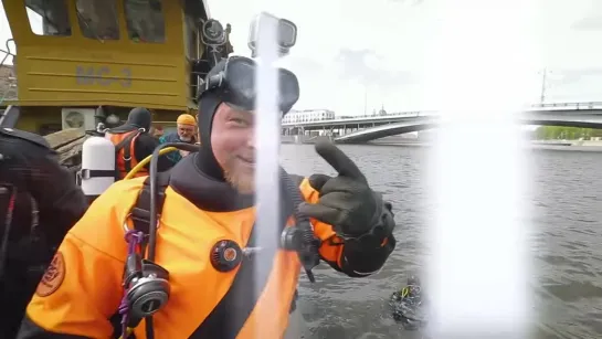 Дайвинг в центре Москвы | Проблемы загрязнения воды | Сортировочная