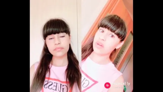 Диана осваивает пространство musical.ly