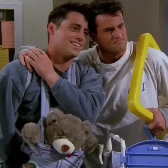 Joey and Chandler