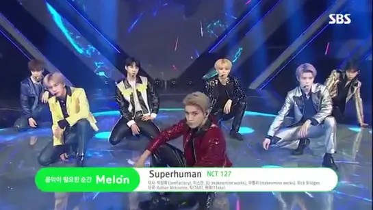 190616 NCT 127 - Superhuman @ Inkigayo