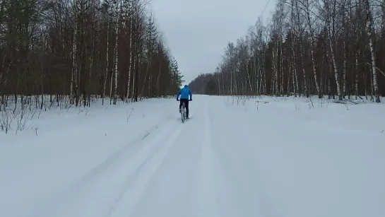 Снежный «плоскач» ))