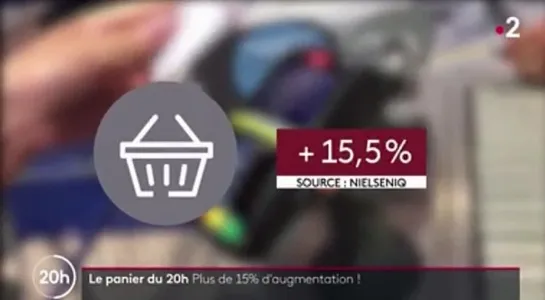 France За месяц еда во Франции подорожала на 15,5%