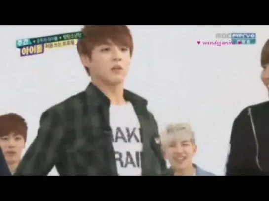 140430 Weekly Idol BTS Bangtan Boys dancing 4 minute Whatcha doin today