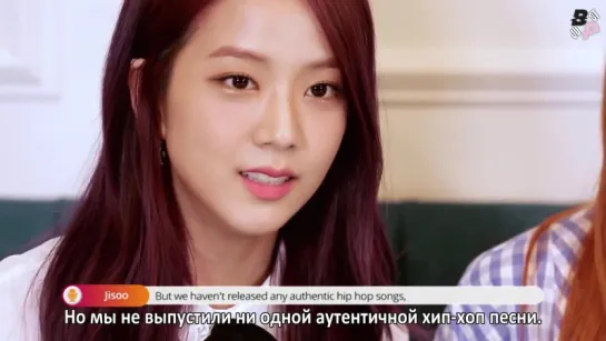 [JBP]  BLACKPINK(블랙핑크) Interview _ As If It's Your Last(마지막처럼) _ Pops in Seoul [рус.саб]