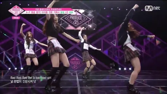 woollim girls performed lvlz - achoo and ifnt - bad