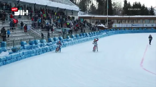 Чемпионат Мира . Мотогонки на льду . Медеу 2019 год .