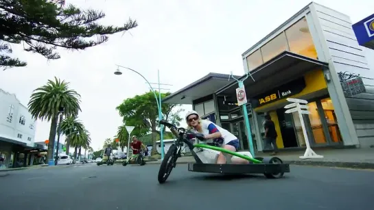 Motorized Drift Trike and Blokart in 4k