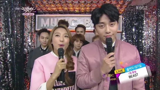 141107 KBS Music Bank - Backstage interview