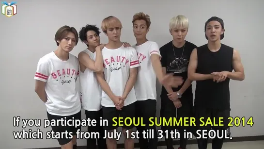 Seoul Summer Sale 2014 - BEAST's Greeting Message