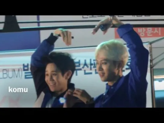 [Fancam] 140705 비스트 부산팬싸 Fansign event at Busan 준형 & 요섭 ( 기광 & 동운 ) 하트하트하트〜♡