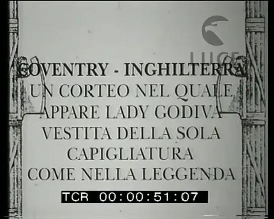 A Coventry sfila il corteo storico di lady Godiva [YxeFtmiz50Y]